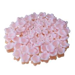 Kwiaty cukrowe na tort dekoracja różowy róż 100x